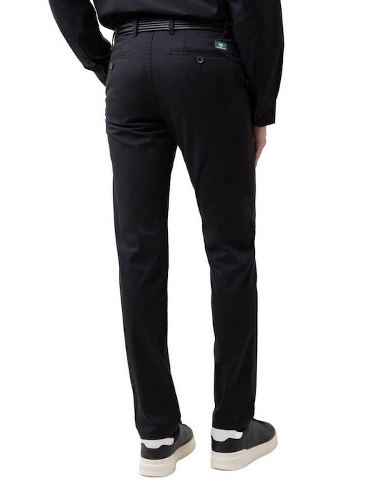 Pantaloni Chino Elastic Negru