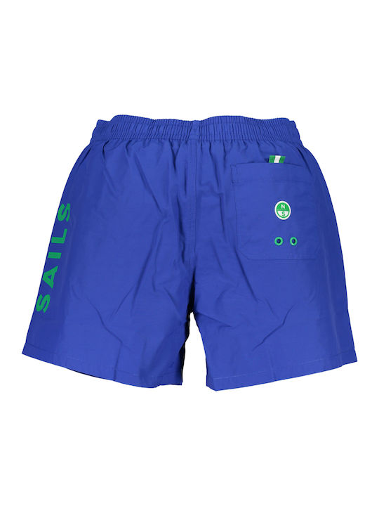 North Sails Men's Swimwear Shorts Blue with Patterns