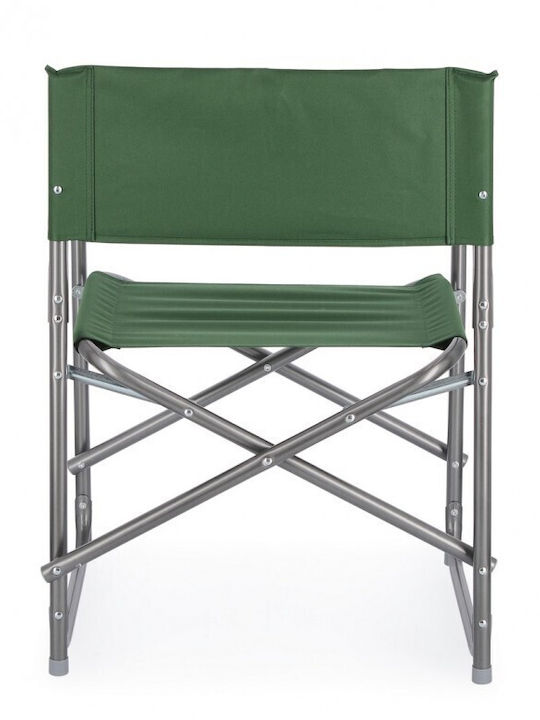Director's Chair Aluminum Olbia Green 56x47x80cm