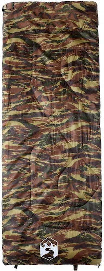 vidaXL Sleeping Bag Μονό Πράσινο