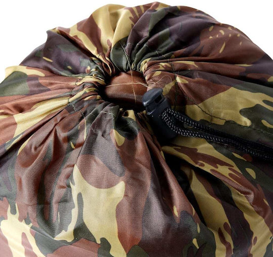vidaXL Schlafsack Einzeln Green