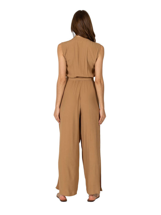 Aggel Women's One-piece Suit BROWN SS46001KF