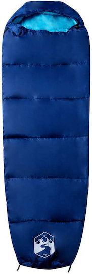 vidaXL Sleeping Bag Single Blue