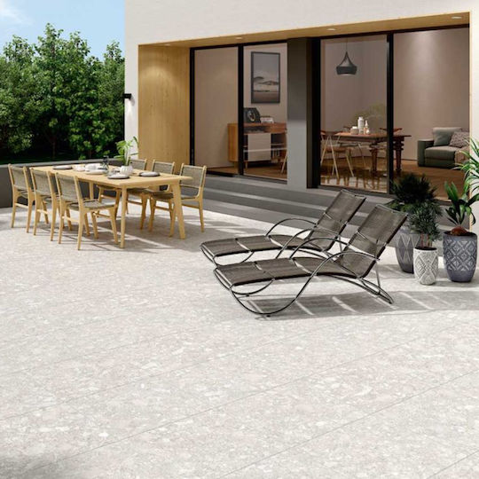 Keratile Плочка от Гранит Матов 60x60см Светло сиво
