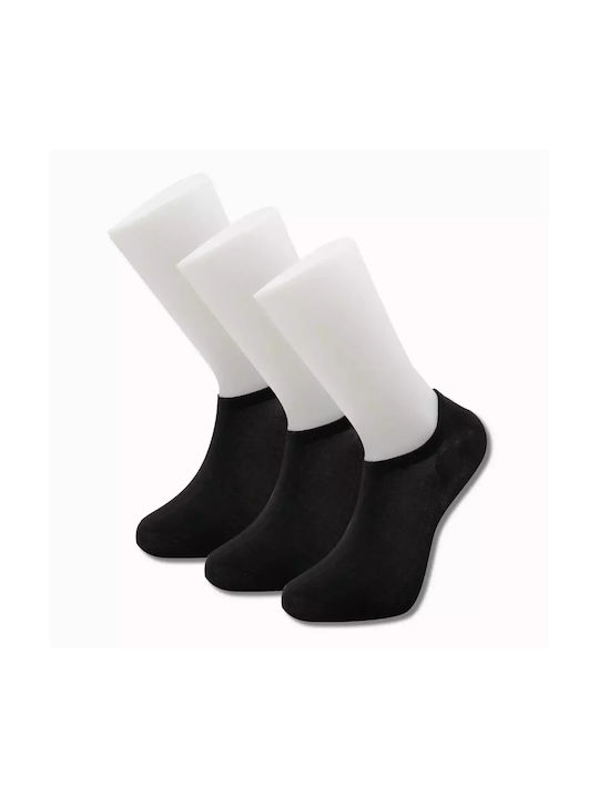 Solid Color Socks Black 3Pack