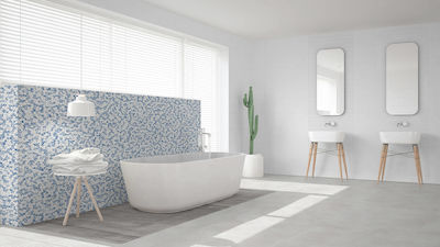 Keros Floor Interior Matte Tile 90x30cm White Brillo