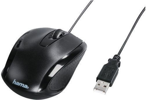 HAMA AM-5400 Ενσύρματο Ποντίκι Μαύρο