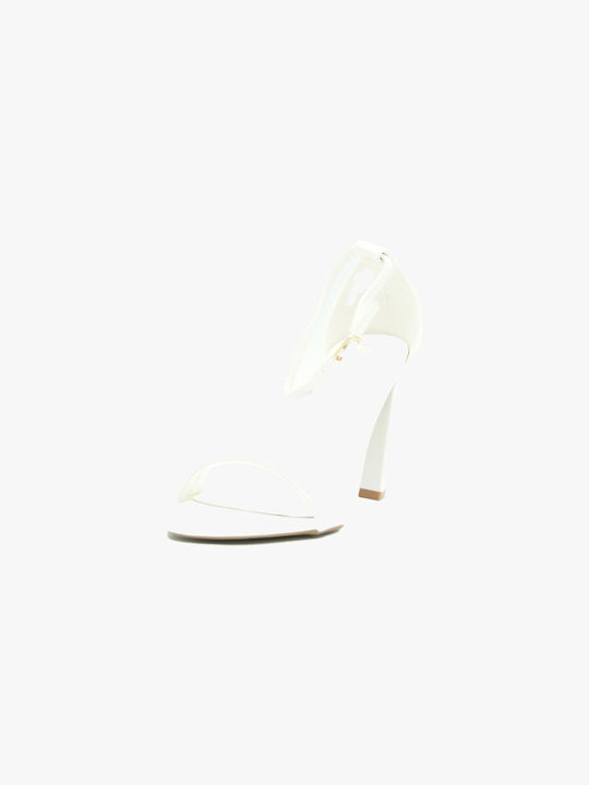 Chunky Heel Sandals Lt2236-white