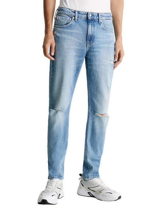 Calvin Klein Pantaloni de Bărbați din Jean Albastru