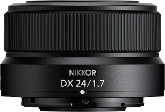 Nikon Crop Camera Lens 24mm f/1.7 Wide Angle for Nikon Z Mount Black