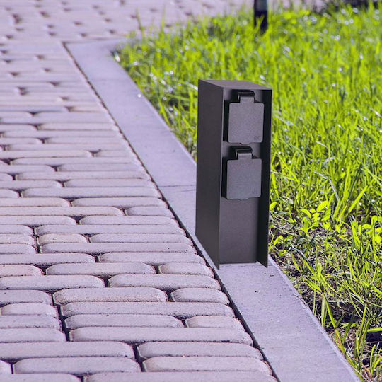V-TAC Einzeln Externe Wasserdichte Steckdose Grau