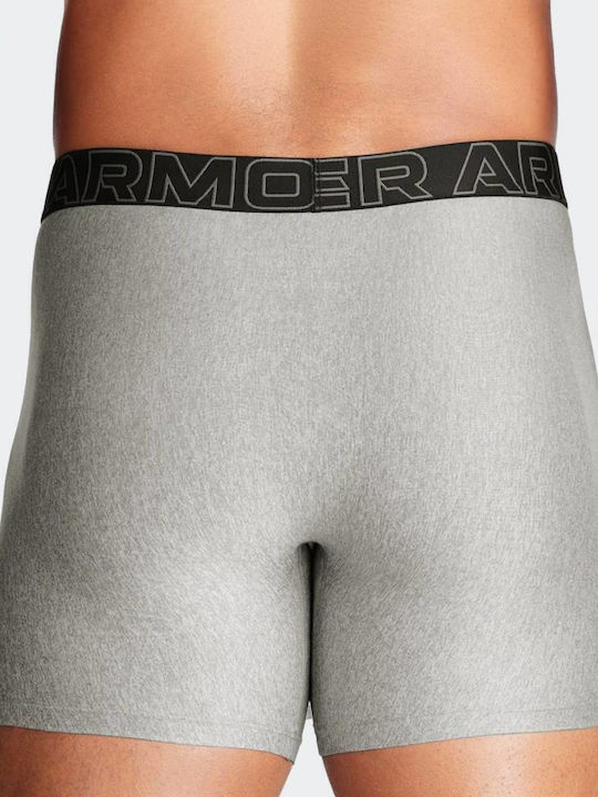 Under Armour Ανδρικά Μποξεράκια Γκρι 3Pack