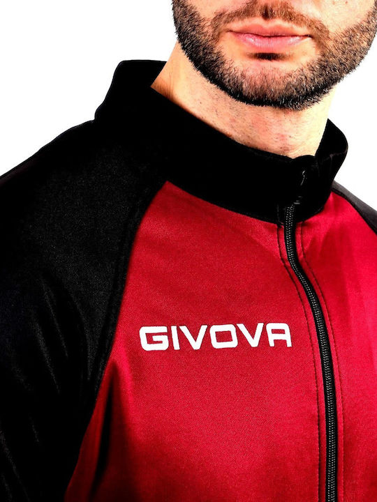 Tuta Tracksuit Glossy with Elastic Bordeaux