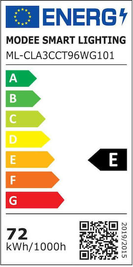Modee Lighting Deckenleuchte 51cm Gold mit Integrierter LED und Fernbedienung