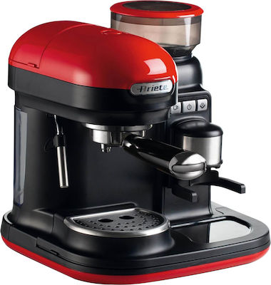 Ariete Moderna 1318/00 00M131800AR0 Mașină Espresso Automată 1080W Presiune 15bar cu Râșniță Roșie