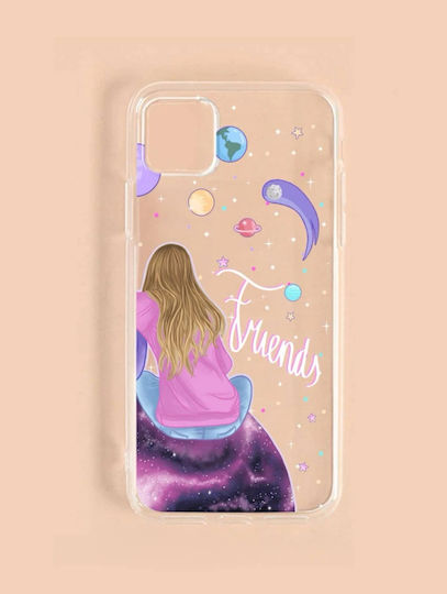 Friends Back Cover Σιλικόνης Διάφανο (iPhone 11)