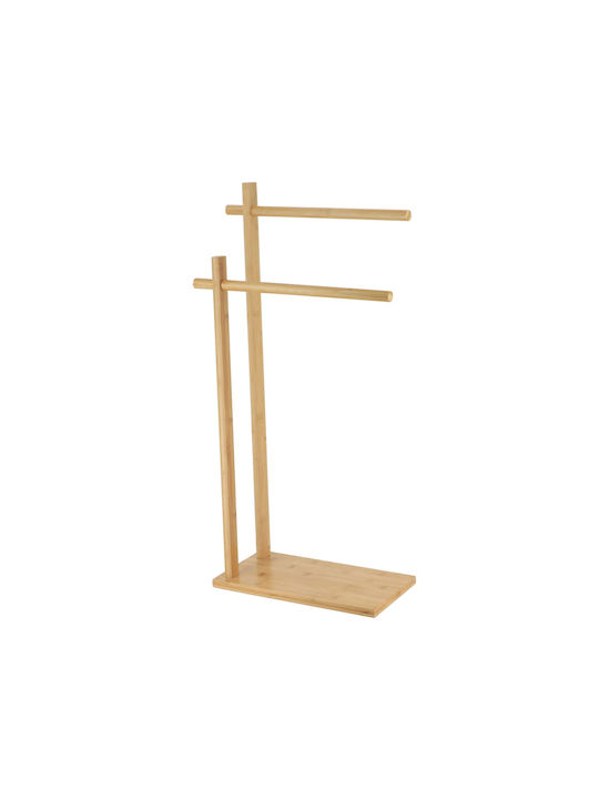Single Wall-Mounted Bathroom Rail ​21x82cm Silver