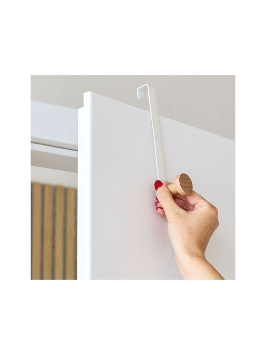 Double Wall-Mounted Bathroom Hook ​2x2cm White