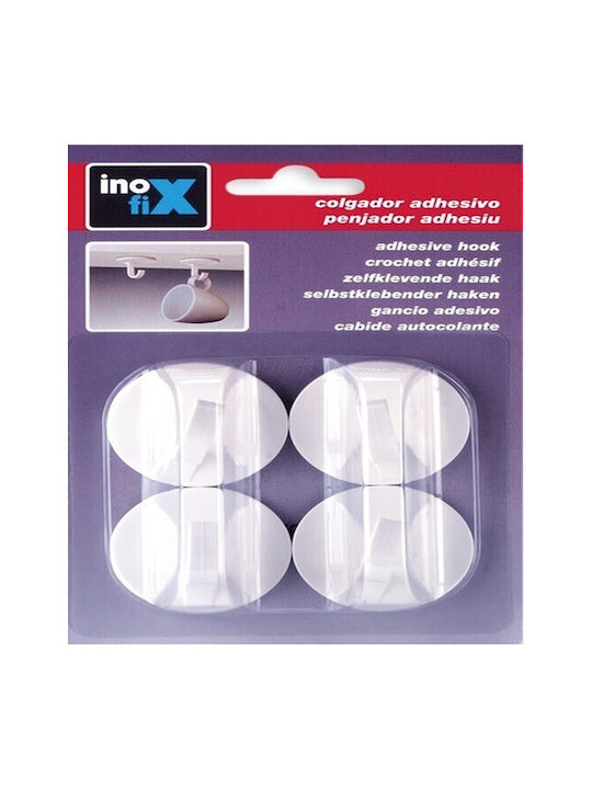 Inofix Single Wall-Mounted Bathroom Hook ​3x4.2cm Brown