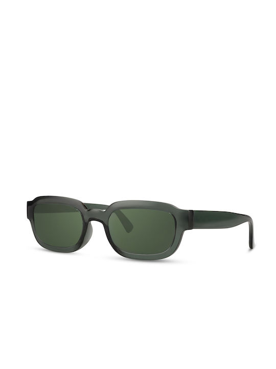 Solo-Solis Sunglasses with Green Plastic Frame and Green Lens NDL6854