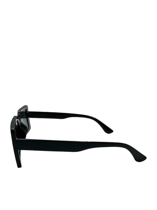 V-store Unisex Sonnenbrille mit Schwarz Kunststoff Gestell und Schwarz Linse 5007BLACK