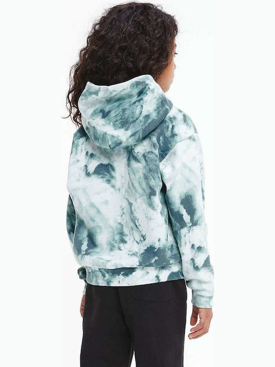 Kids Sweatshirt with Hood Green
