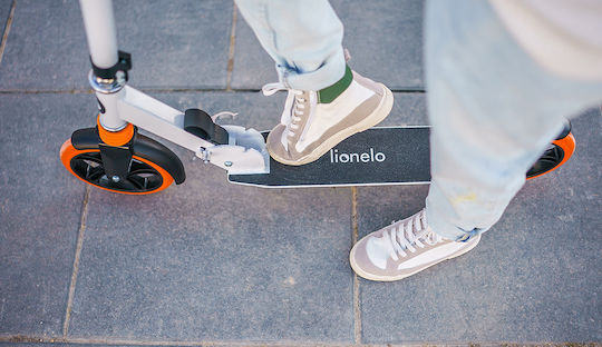 Lionelo Παιδικό Πατίνι Αναδιπλούμενο Luca Δίτροχο Black Carbon Pink