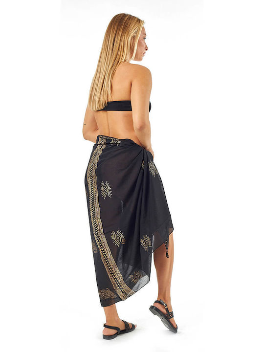 Verde Black Women's Pareo