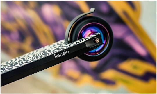 Lionelo Παιδικό Πατίνι Whizz Δίτροχο Freestyle Black Carbon Yellow