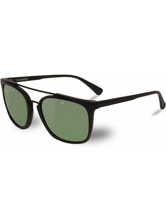 Vuarnet Men's Sunglasses with Black Frame and Green Lens VL160100051121