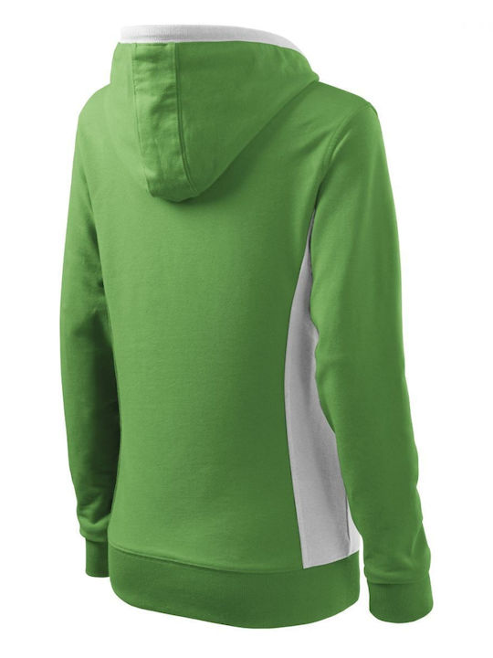 Women's Sweatshirt Hooded Green