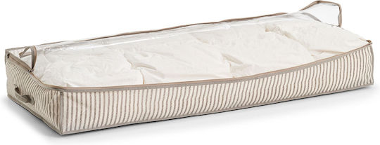 Zeller Stoff Aufbewahrungshülle für Kleidung in Beige Farbe 104x46x15cm 1Stück