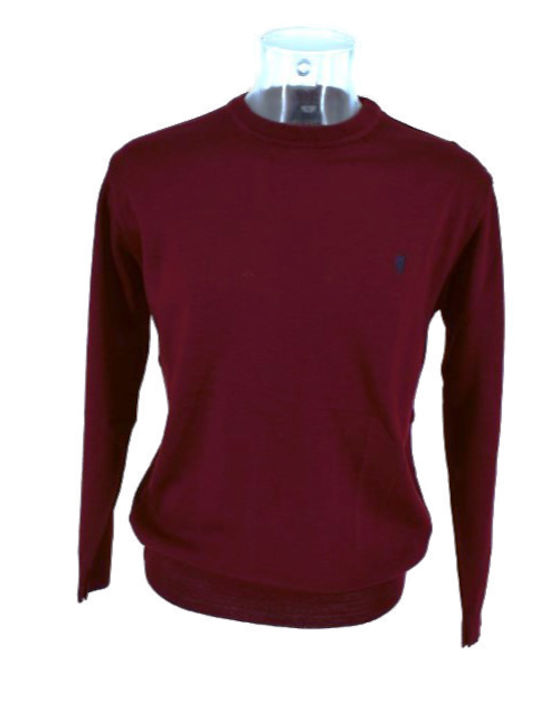 New World Polo Men's Long Sleeve Blouse BORDO 2028521229159