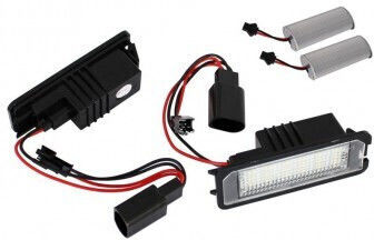 Lumini pentru plăcuțele de înmatriculare Lumini LED pentru Volkswagen Magazin online de golf / Passat / Eos / Gândac / Phaeton / Scirocco / Amarok / Passat CC Porsche Boxster / Carrera GT 2buc