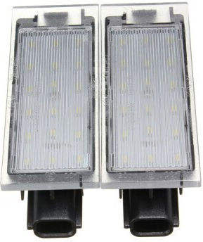 Opel License Plate Lights Led for Opel Movano / Vivaro 50000 2pcs