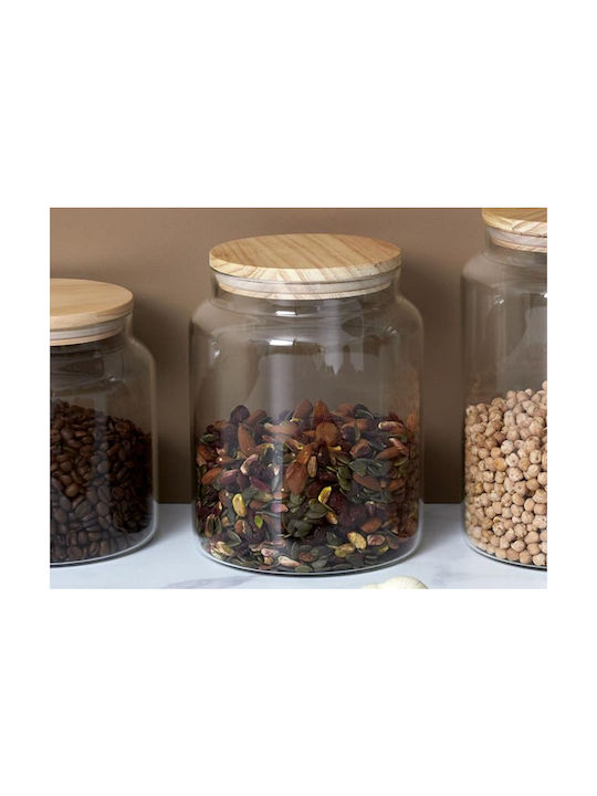 Cook Concept Vase General Use with Lid Glass Transparent 2400ml