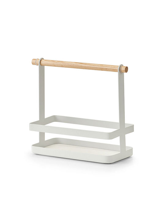 Επιτραπέζια Βάση Bamboo 23.5x10x20εκ. Λευκή