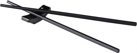 Βάση Chopsticks Μελαμίνης Σειρά Asia 6.4x1.9cm Μαύρη Stylepoint Τεμ 12
