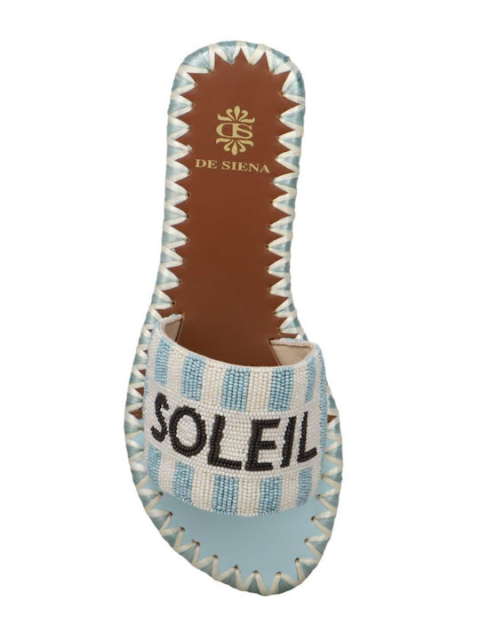 125_24 Soleil Soleil Sandalen De Siena Himmelblau Leder
