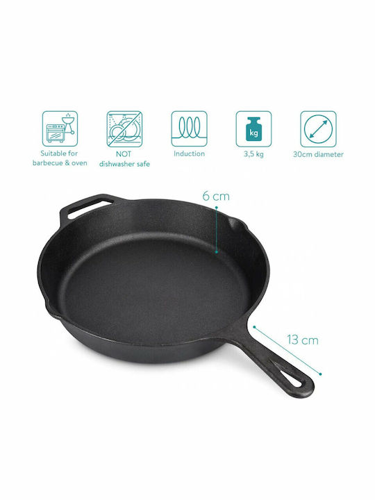 Navaris Pan aus Gusseisen 30cm
