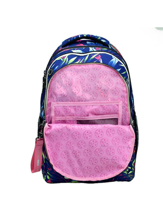 Maui & Sons School Bag Backpack Elementary, Elementary Multicolour with Water Bottle Holder 30Liters