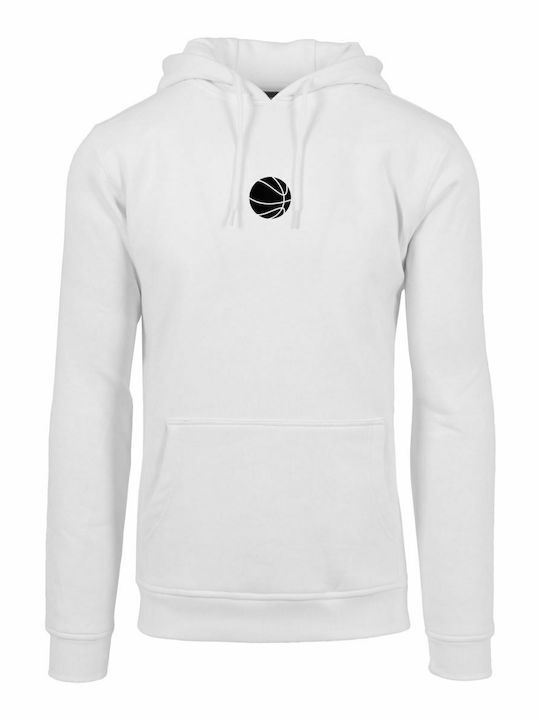 Mister Tee Game Of The Week Men's Sweatshirt with Hood and Pockets White