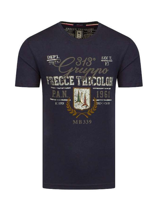 Aeronautica Militare T-shirt Bărbătesc cu Mânecă Scurtă Blue Navy