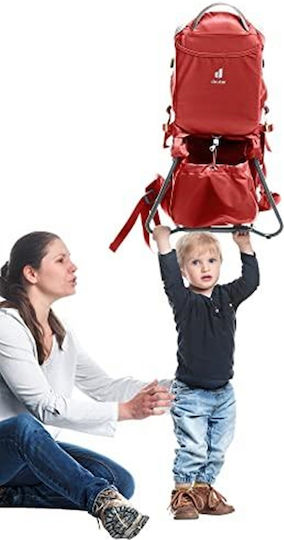 Deuter Backpack Carrier Red with Maximum Weight 22kg