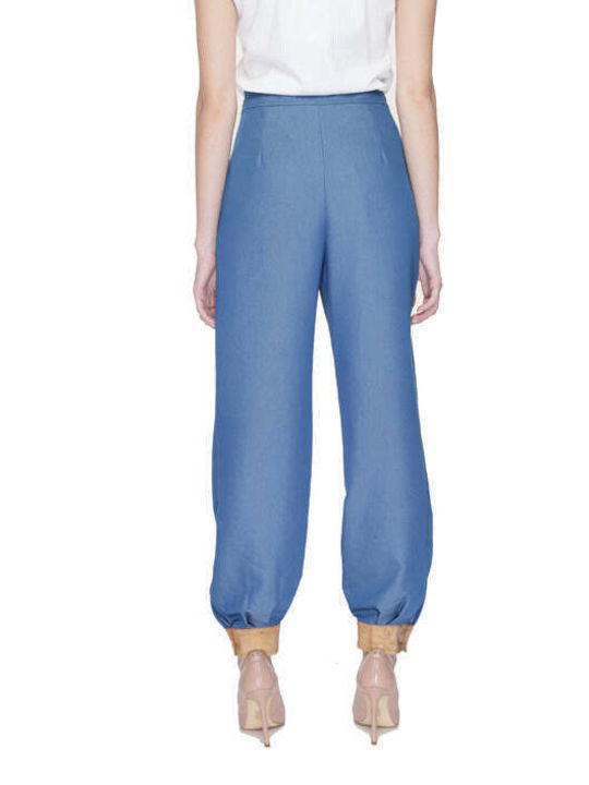 Martini Damen Stoff Hose Blau