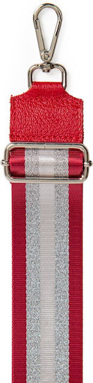 Verstellbarer Taschenriemen Im-1001 Rot-Silber