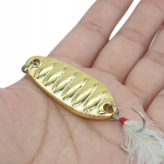 Künstlicher Köder Löffel 3.4cm/7.5gr Gold