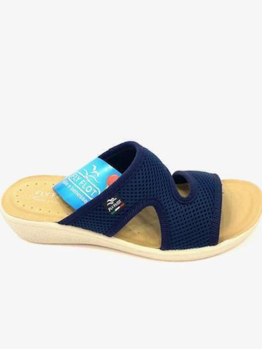 Damenplattformen Blau