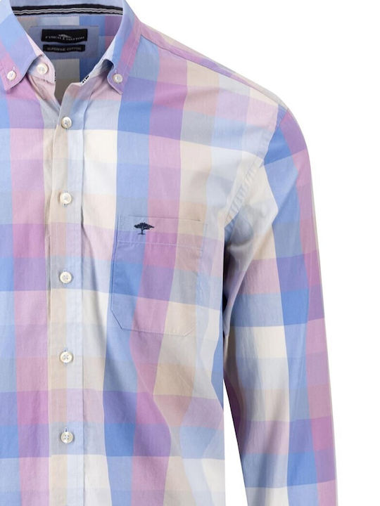 Fynch Hatton Βαμβακερό Πουκάμισο Dusty Lavender