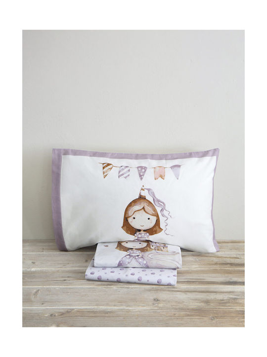 Nima Bettwäsche-Set Einzel Baumwolle Princess Multi 170x255cm 3Stück